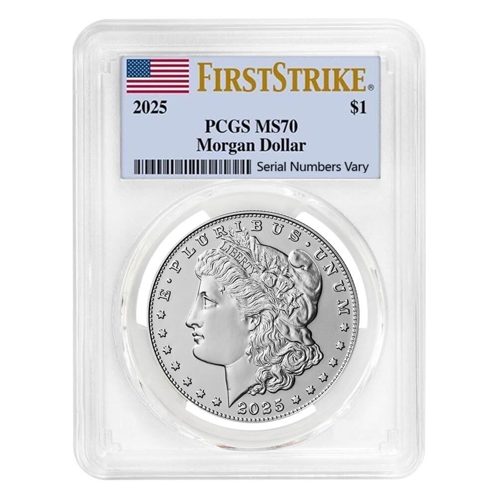 2025 Morgan Silver Dollar PCGS MS 70 FS