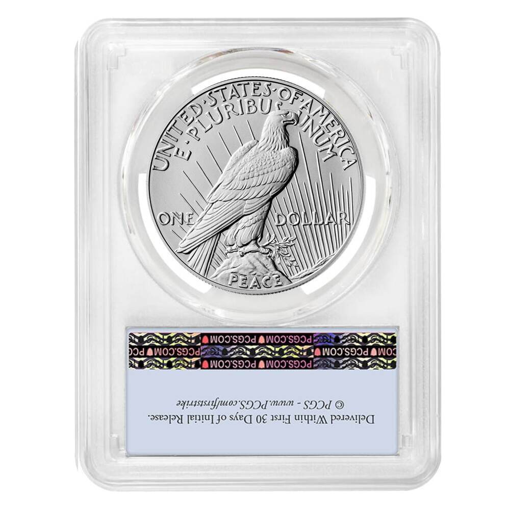 2025 Peace Silver Dollar PCGS MS 69 FS thumbnail 2
