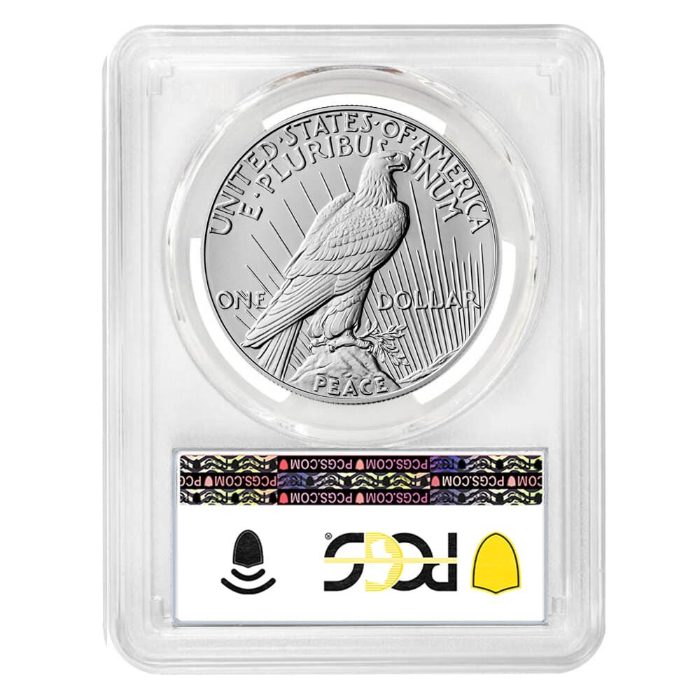 2025 Peace Silver Dollar PCGS MS 70 FS (Peace Label) thumbnail 2