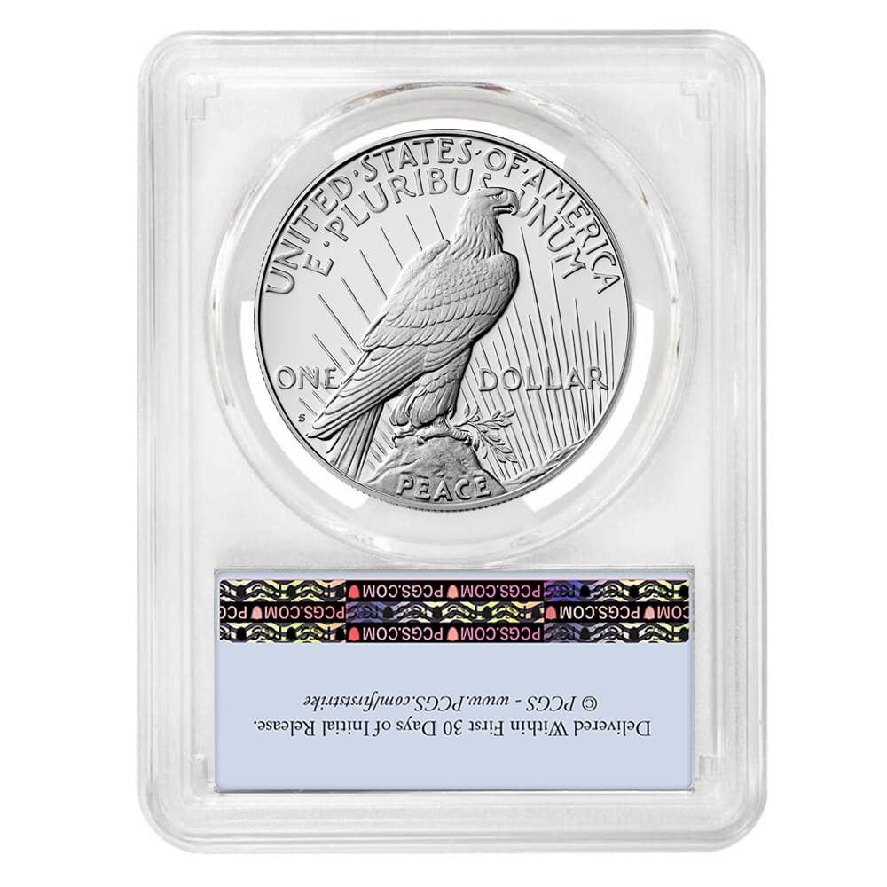 2025-S Peace Silver Dollar Proof Coin PCGS PF 69 FS thumbnail 2