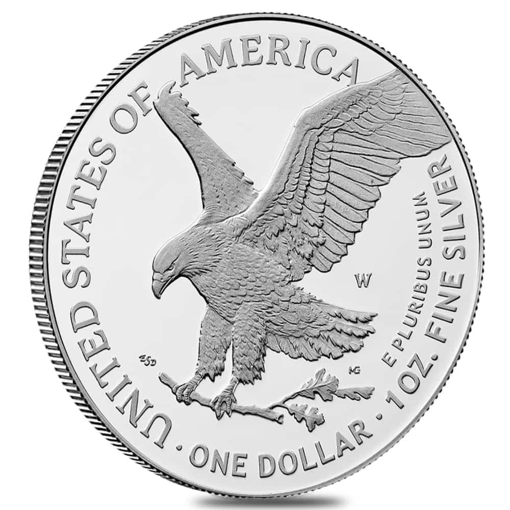 2025-W Laser Engraved Privy 1 oz Proof Silver American Eagle (w/Box & COA) thumbnail 3