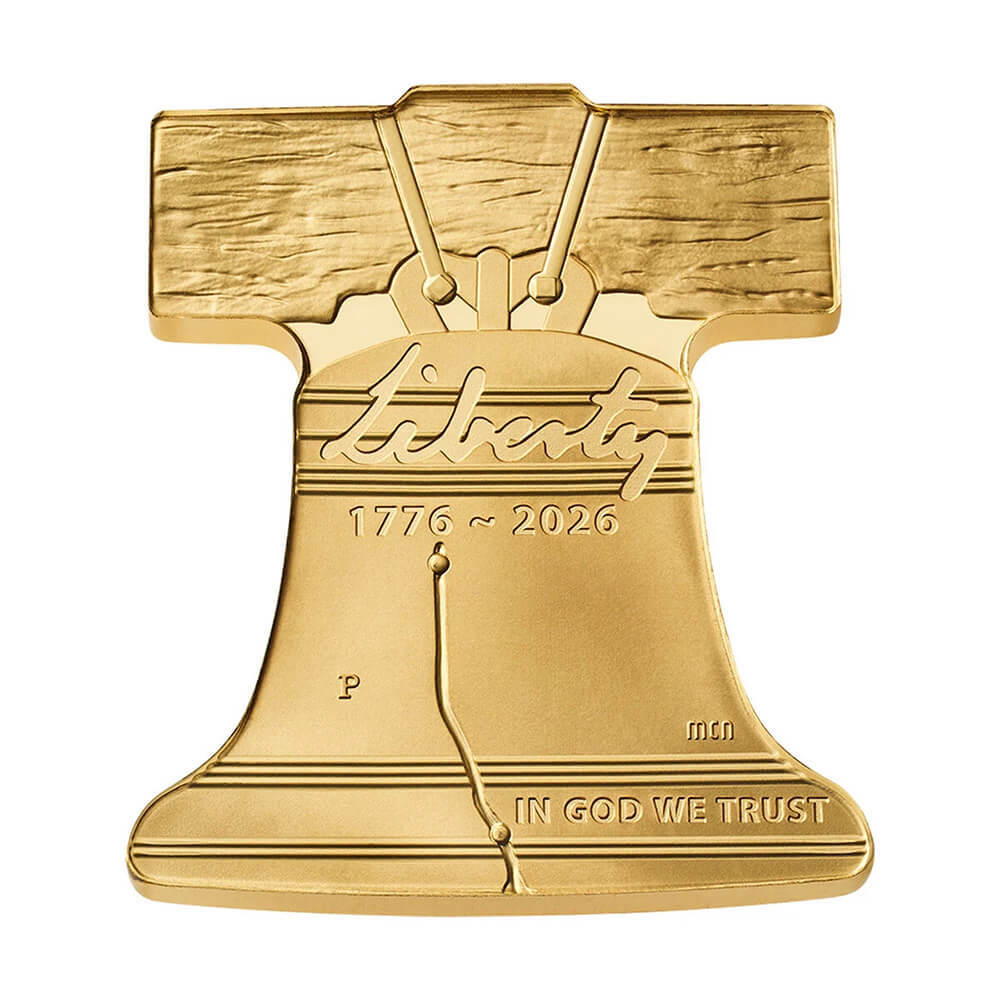 2026-P 1/2 oz Freedom Ringing Liberty Bell Proof Gold Coin (w/Box & COA) thumbnail 2
