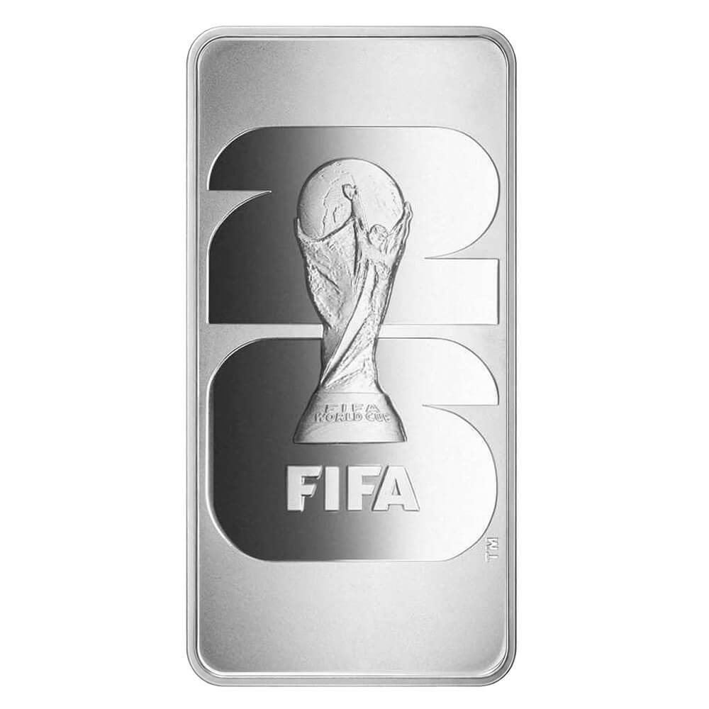 2026 10 oz FIFA World Cup Silver Bar .999 Fine thumbnail 2
