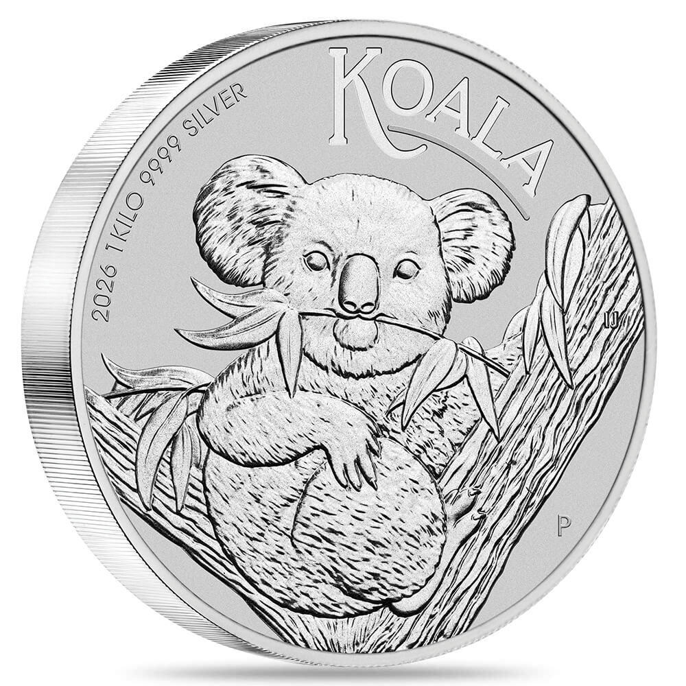 2026 1 Kilo Silver Australian Koala Perth Mint BU