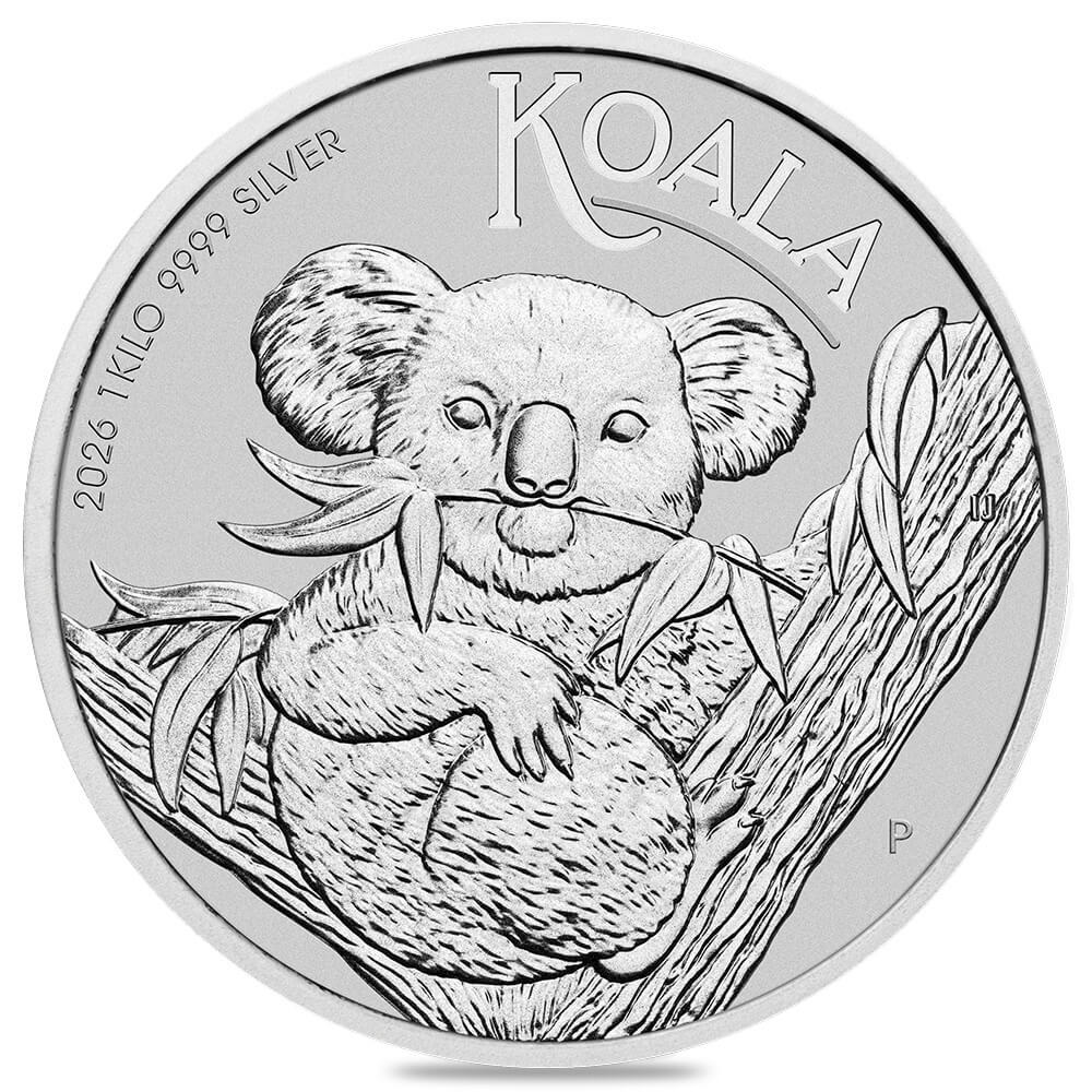 2026 1 Kilo Silver Australian Koala Perth Mint BU thumbnail 3