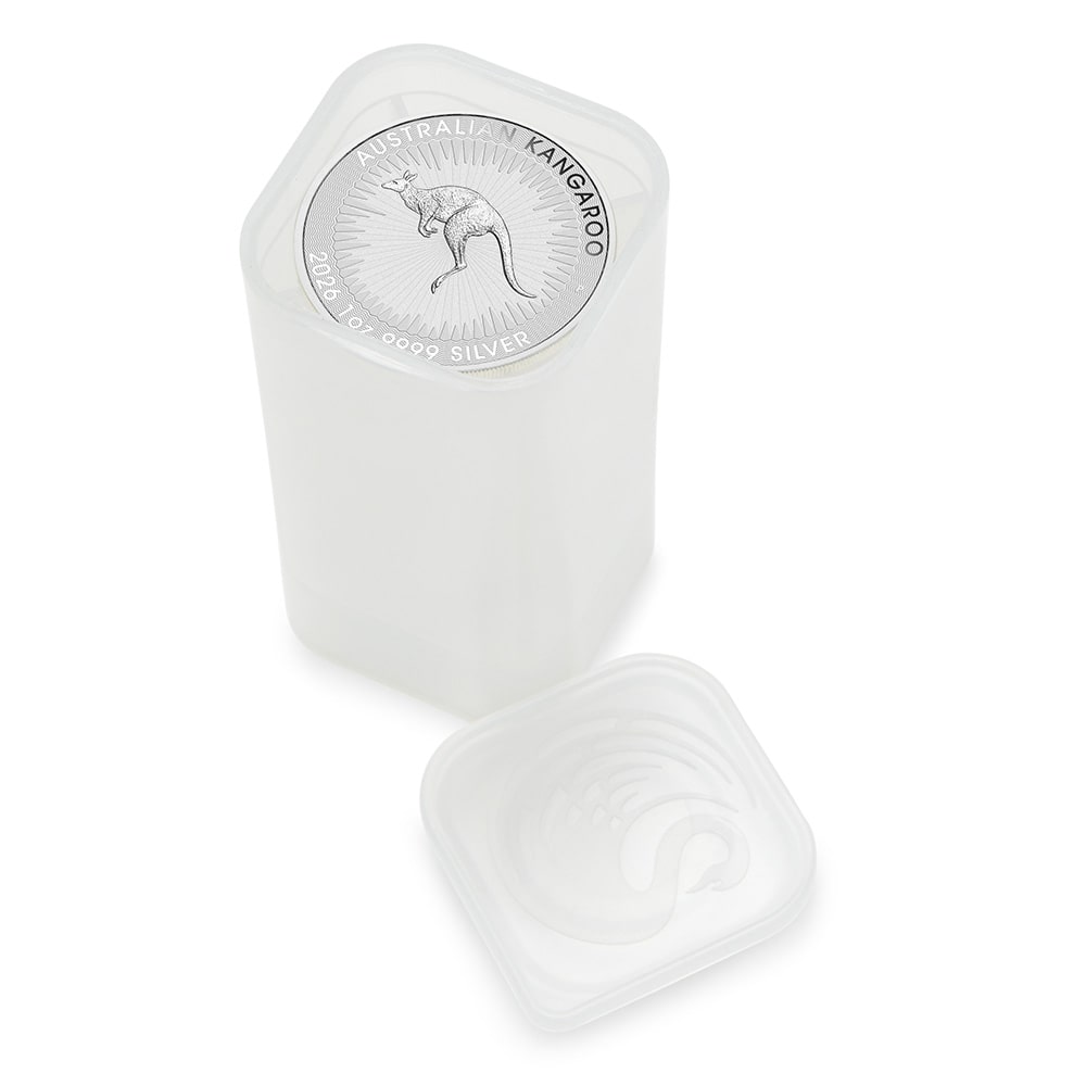 2026 1 oz Australian Silver Kangaroo Perth Mint BU thumbnail 4