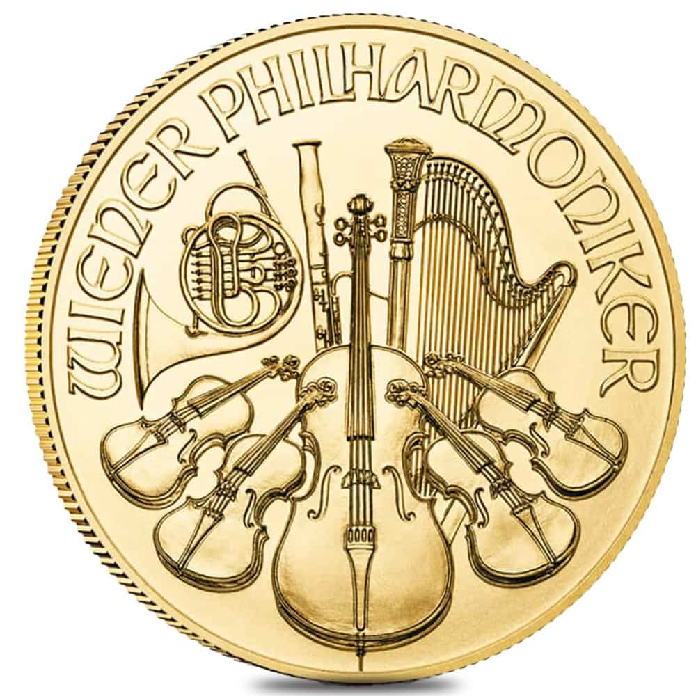2026 1/10 oz Austrian Gold Philharmonic Coin BU