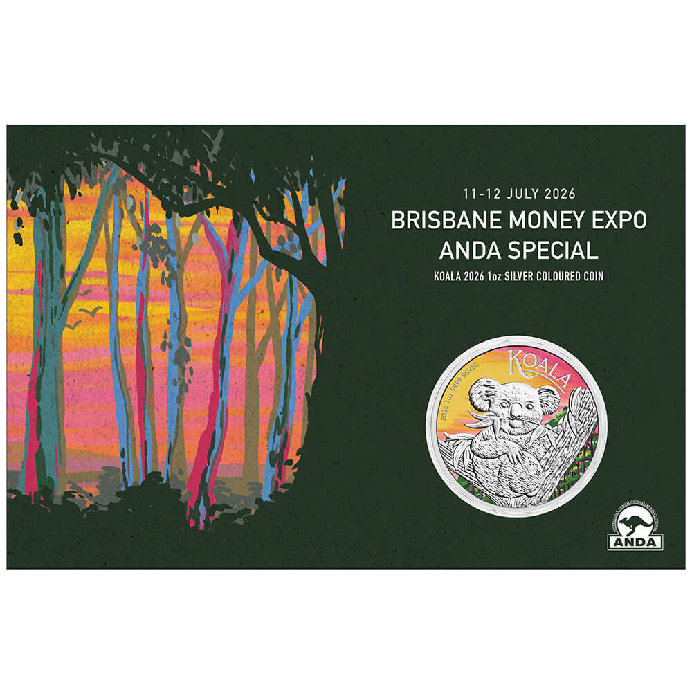 2026 1 oz Colorized Silver Australian Koala Perth Mint ANDA Expo thumbnail 4