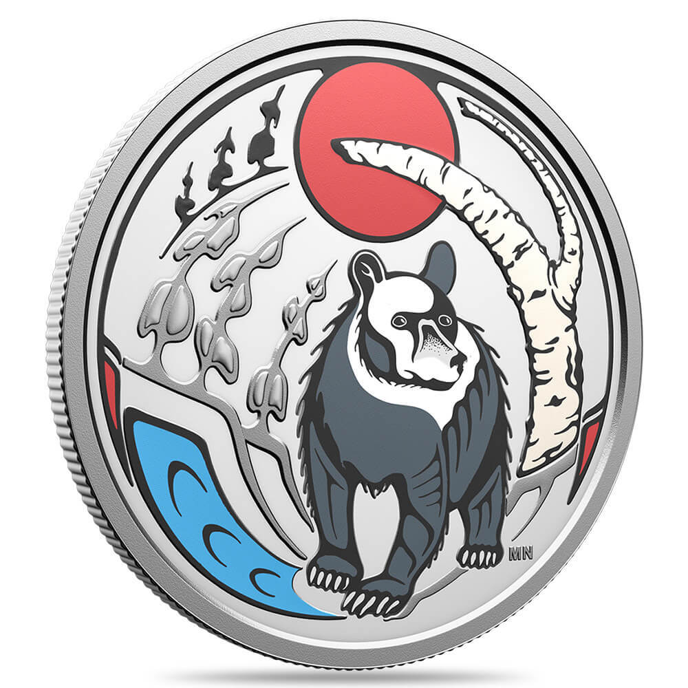 2026 Canada 3/4 oz Clan Animals Bear Proof Silver Coin .9999 Fine thumbnail 4
