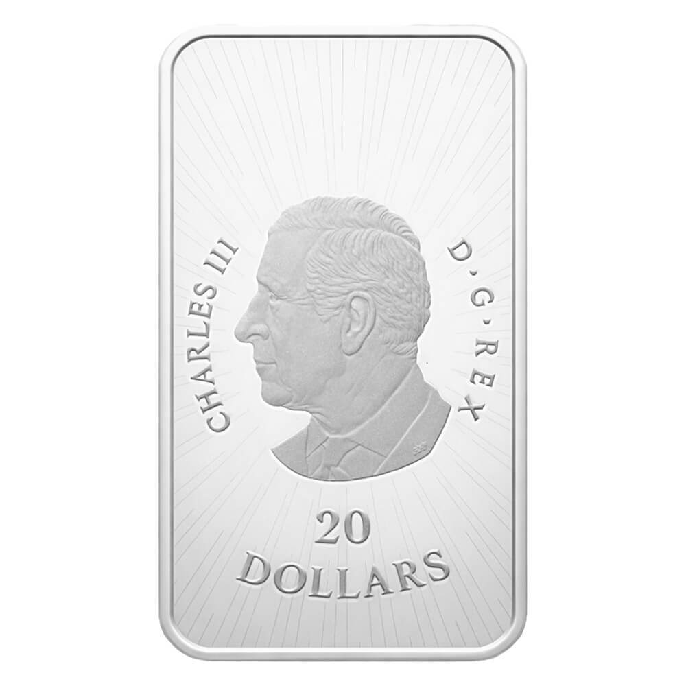 2026 Canada 1 oz CN Tower 50th Ann Silver Rectangular Coin Bar .9999 Fine thumbnail 4