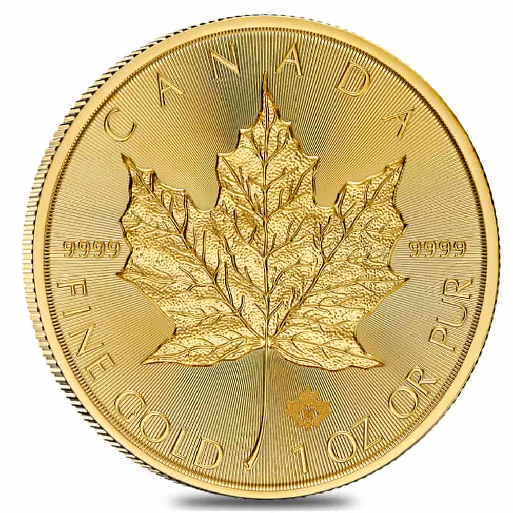 Tube of 10 - 2026 1 oz Canadian Gold Maple Leaf $50 Coin BU thumbnail 2