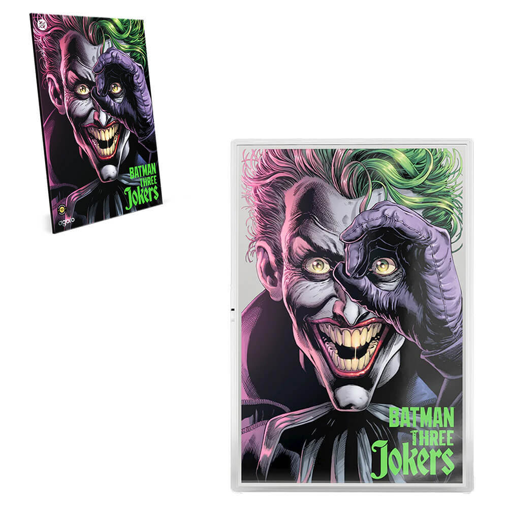 2026 Niue 1 oz Batman Three Jokers #3 The Comedian $2 Silver Foil .999 Fine