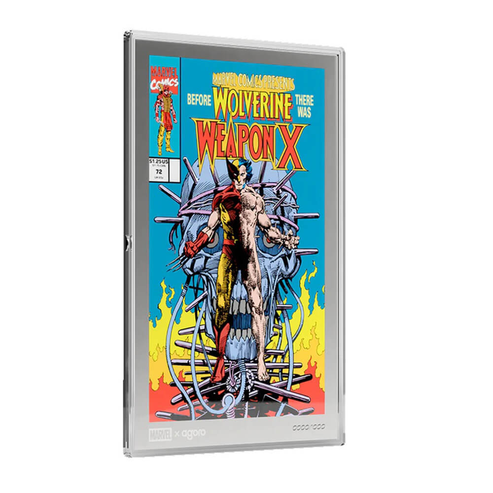 2026 Niue 1 oz Marvel Wolverine #72 Comix™ $2 Silver Foil .999 Fine thumbnail 3