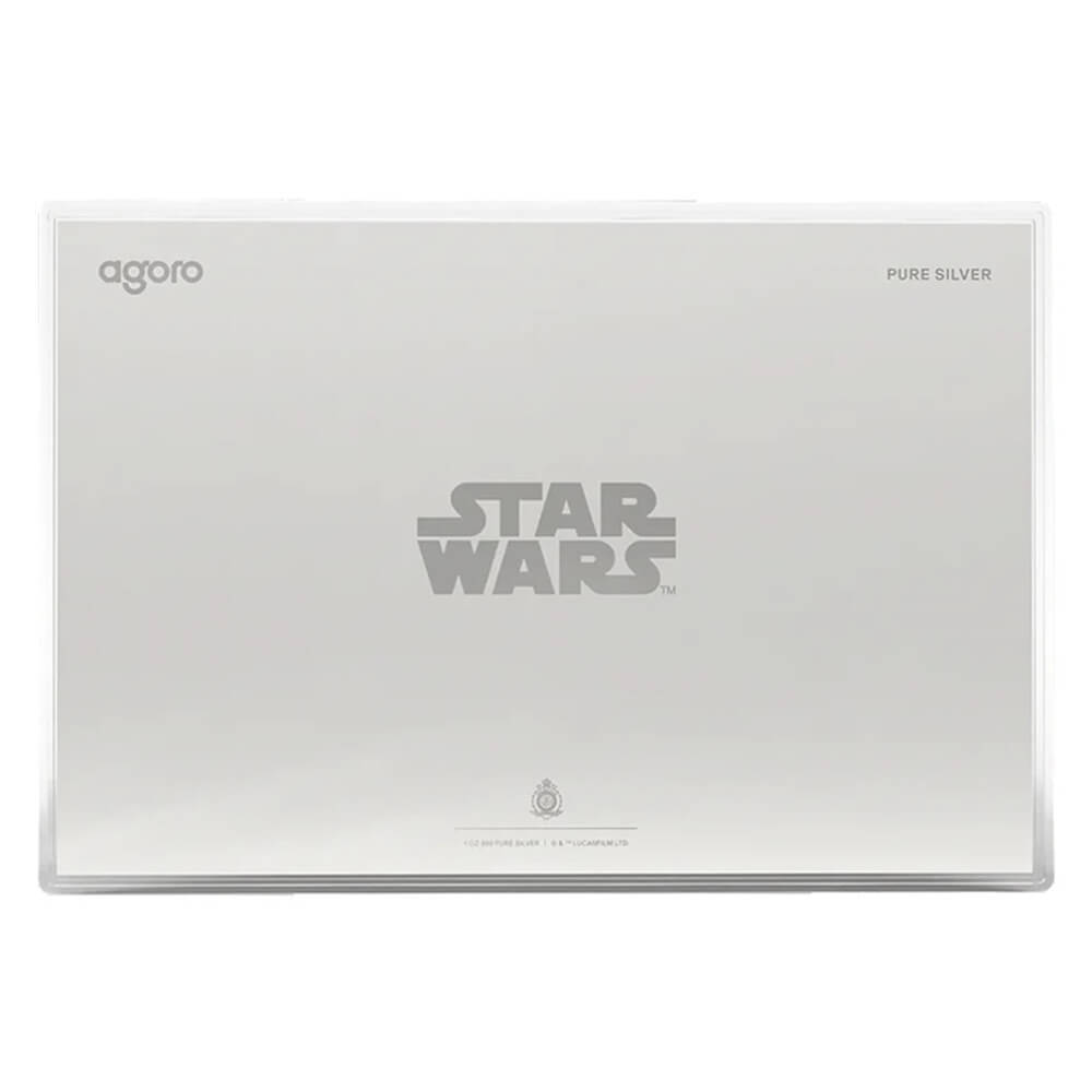 2026 Niue 1 oz Star Wars™ C-3PO™ & R2-D2™ Concept Art $2 Silver Foil .999 Fine thumbnail 2