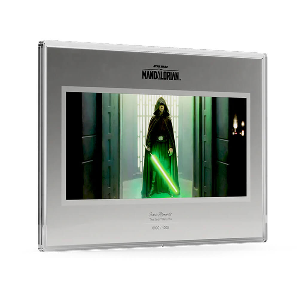 2026 Niue 1 oz Star Wars Mandalorian™ Jedi Returns™ $2 Silver Foil .999 Fine thumbnail 4