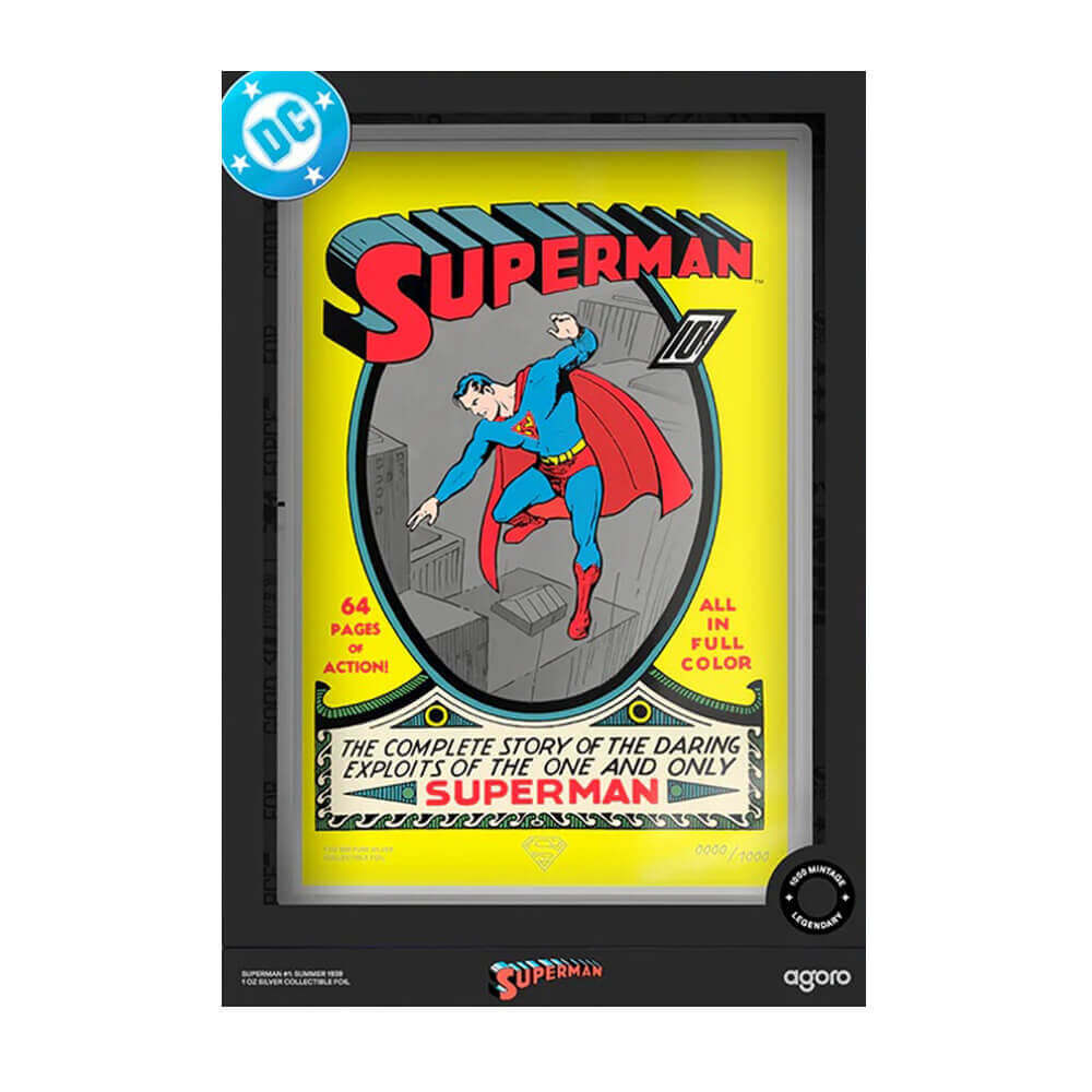 2026 Niue 1 oz Superman #1 Summer 1939 $2 Silver Foil .999 Fine thumbnail 4