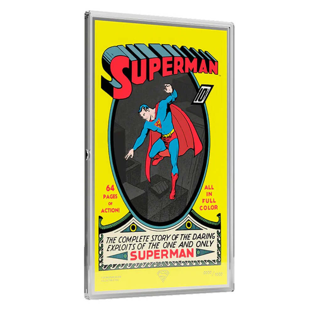 2026 Niue 1 oz Superman #1 Summer 1939 $2 Silver Foil .999 Fine thumbnail 3