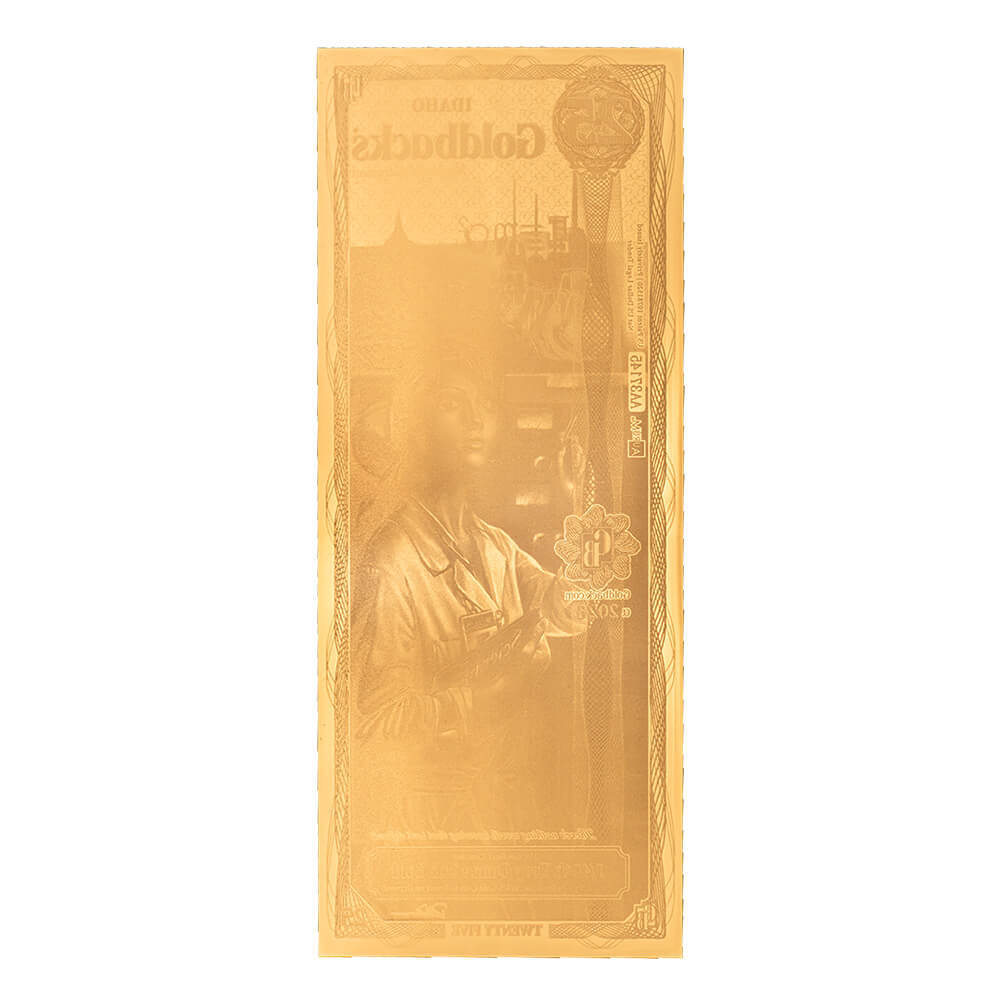 25 Idaho Goldback 1/40 oz 24K Gold Foil Aurum Note thumbnail 2