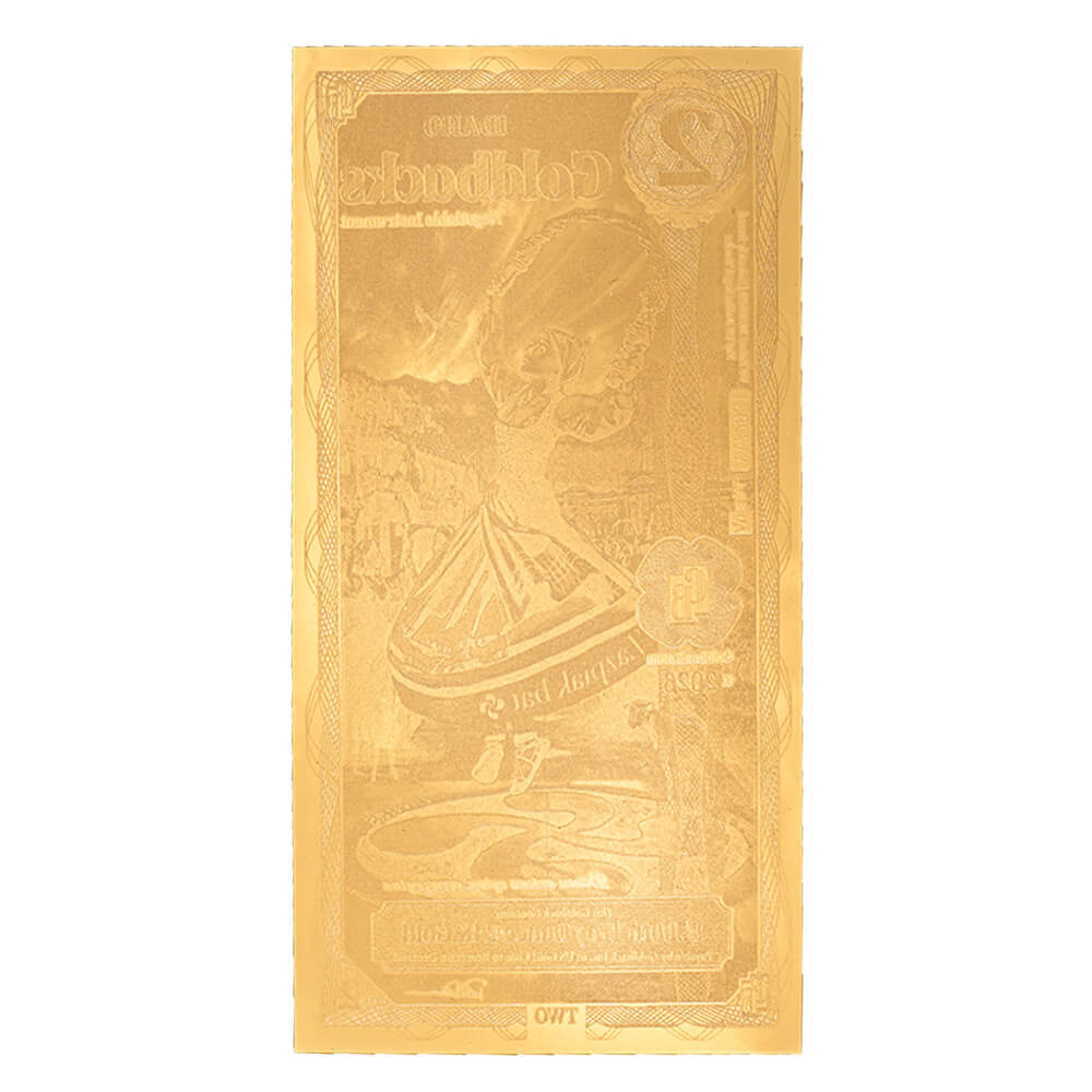 2 Idaho Goldback 1/500 oz 24K Gold Foil Aurum Note thumbnail 2
