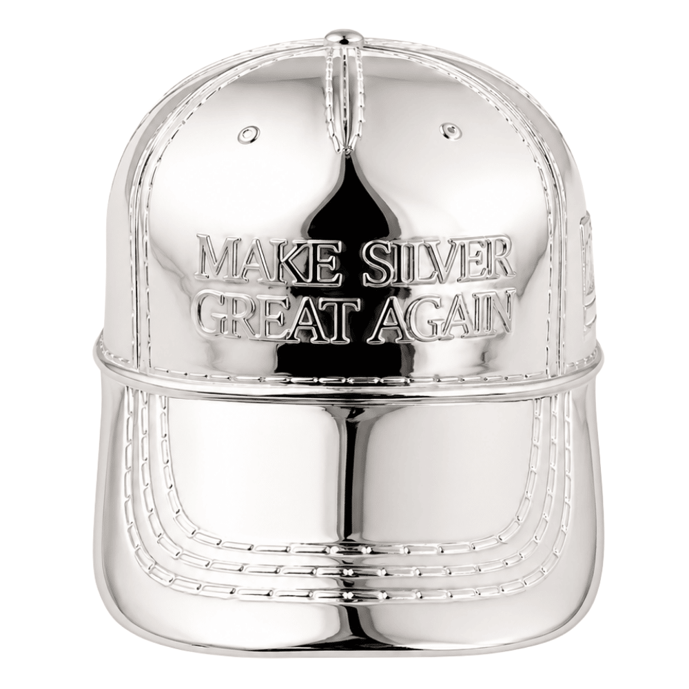 2 oz Make Silver Great Again Cap Shaped Silver .999 Fine