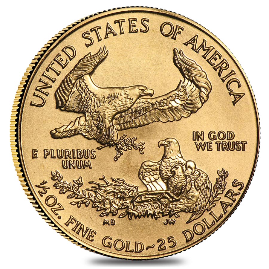 1997 1/2 oz $25 Gold American Eagle NGC MS 69 thumbnail 3