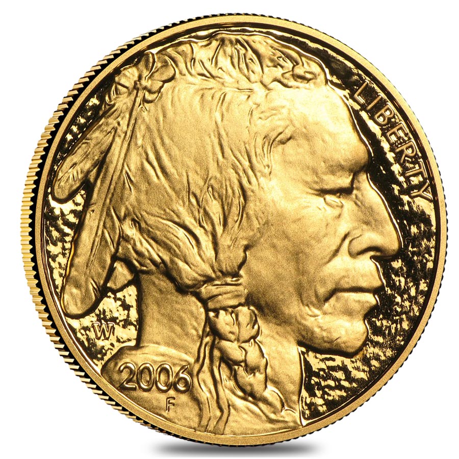 2006-W 1 oz Proof Gold American Buffalo $50 Coin (w/Box & COA) thumbnail 2