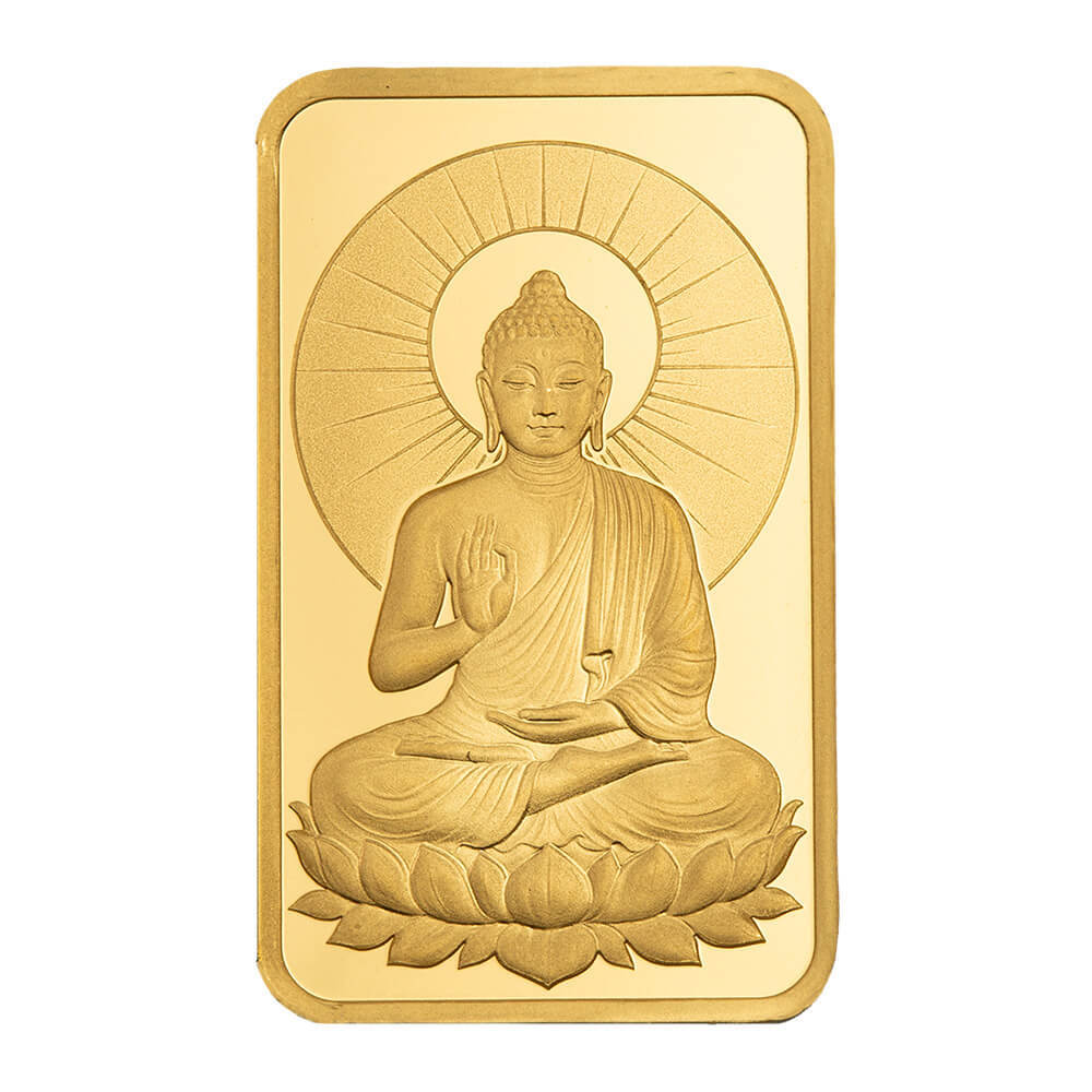 5 Gram PAMP Suisse Buddha Gold Bar .9999 Fine (in Assay) thumbnail 4