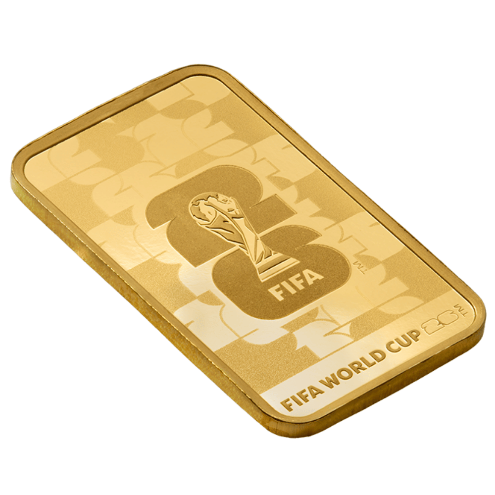 5 Gram PAMP Suisse FIFA World Cup 26™ Gold Bar .9999 (in Assay) thumbnail 4
