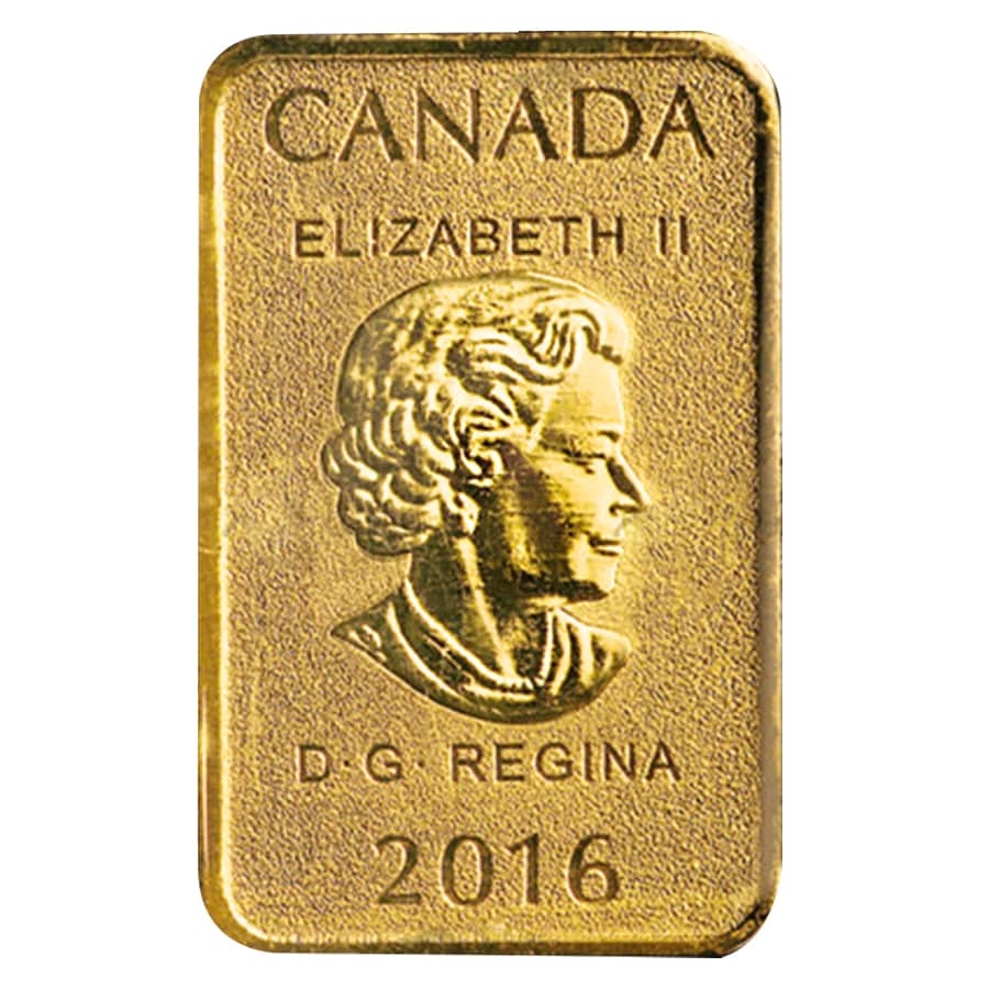 5 x 1/10 oz Gold Royal Canadian Mint RCM Legal Tender Bar Set .9999 Fine (In Assay) thumbnail 3
