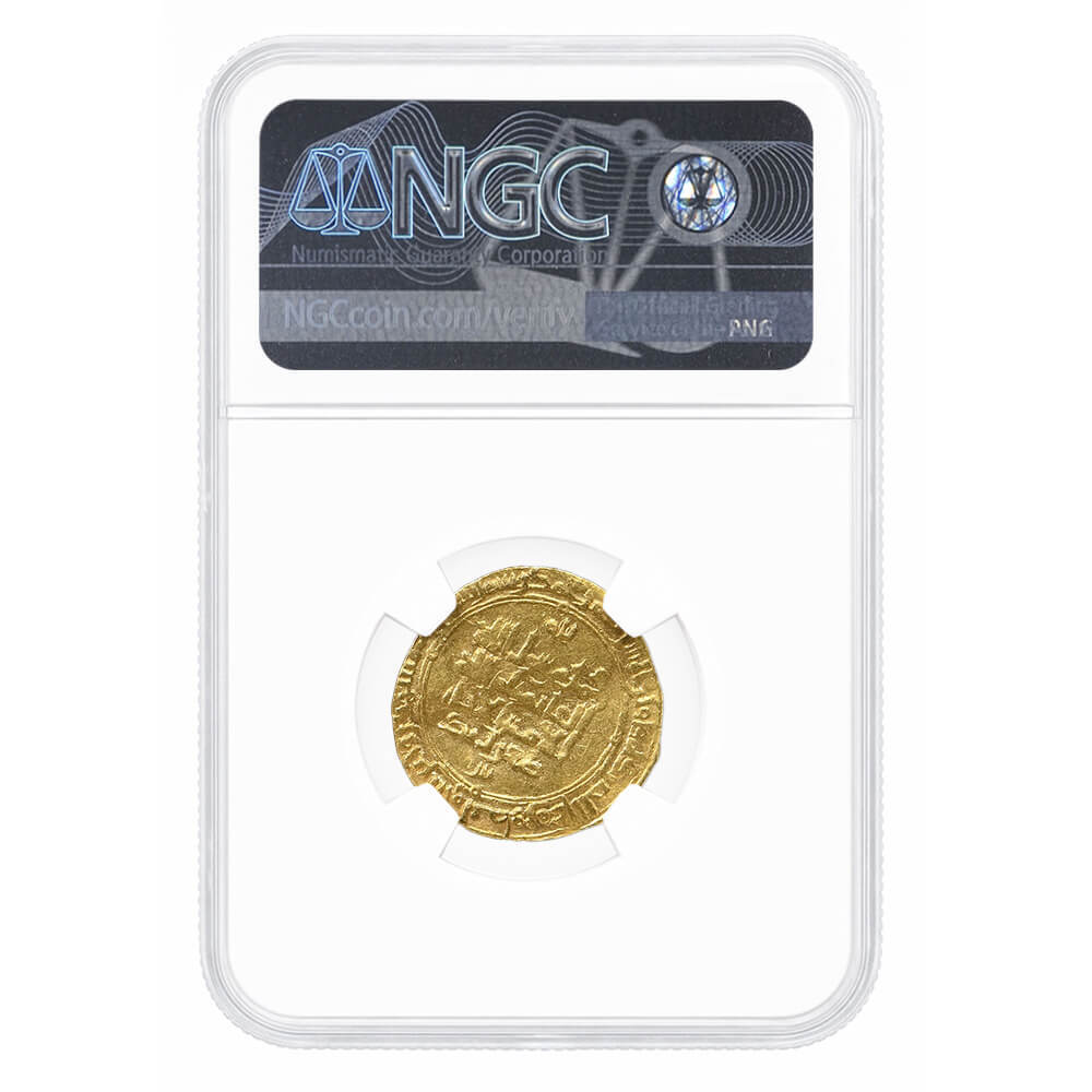 (AH429-455) Great Seljuqs Tughril Beg Dinar Gold Coin NGC AU Details thumbnail 2
