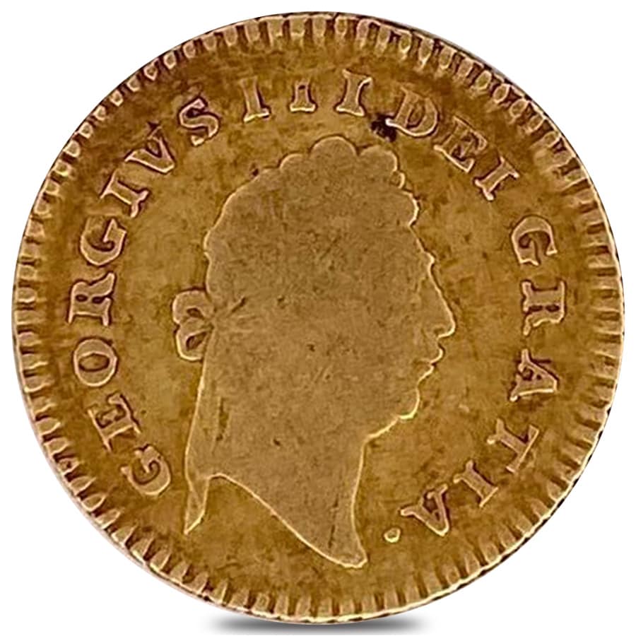 1797-1800 Great Britain 1/3 Guinea Gold Coin Circ Random Year