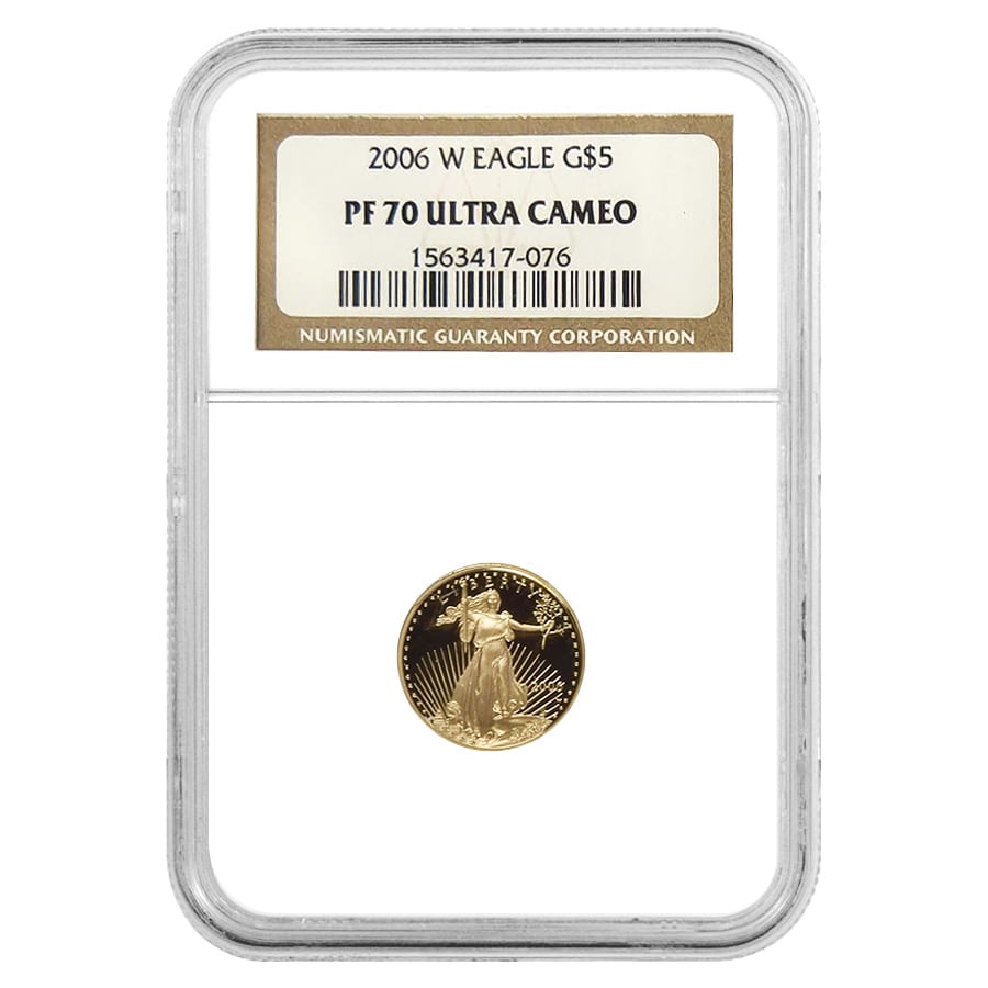 2006 W 1/10 oz $5 Proof Gold American Eagle NGC PF 70 UCAM