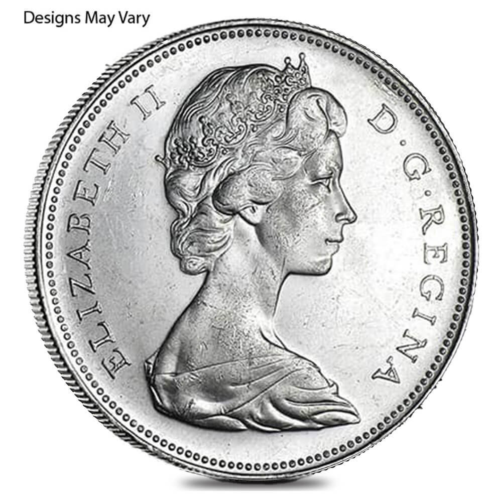 1958-1967 Canada Silver Dollar Avg Circ (.800 Fine) thumbnail 2