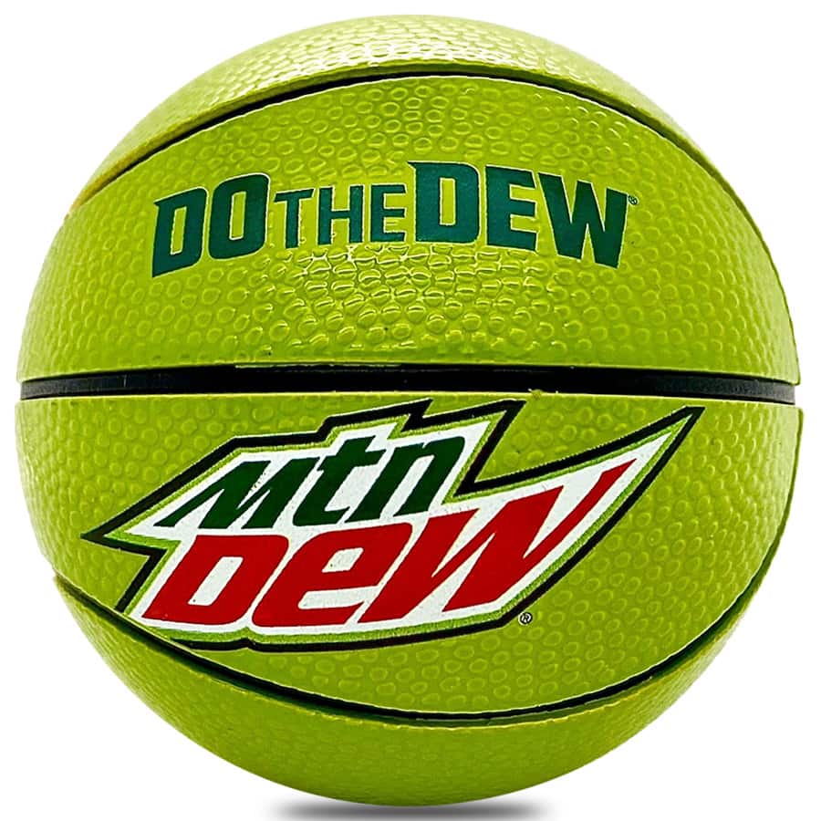 2023 Chad 1 oz Silver Mountain Dew Basketball Spherical Coin .999 Fine (w/Box) thumbnail 2