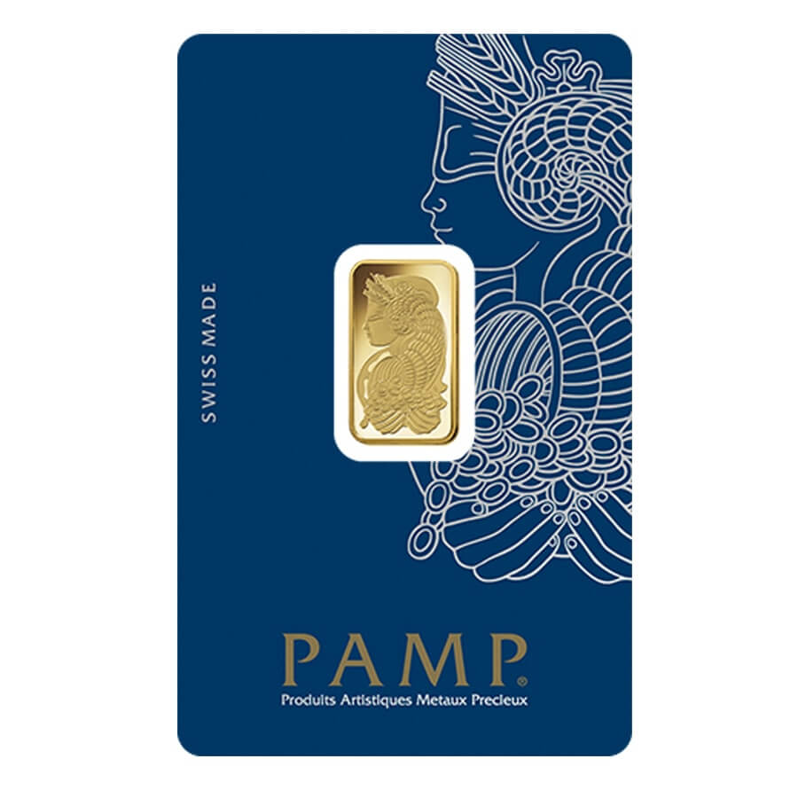 5 Gram Gold Bar PAMP Suisse Lady Fortuna Veriscan .9999 Fine (in Assay) thumbnail 2