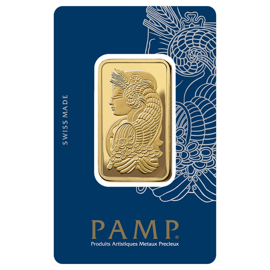 1 oz Gold Bar PAMP Suisse Lady Fortuna Veriscan Carbon Neutral (in Assay) thumbnail 2