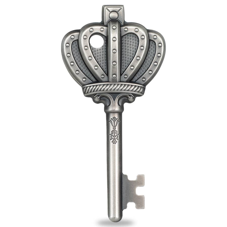 2023 Cook Islands 1 oz Silver Key to My Kingdom Antiqued Coin thumbnail 2