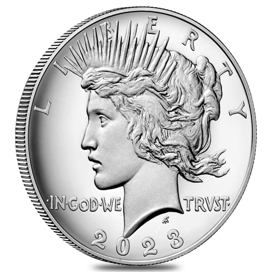 2023-S Peace Silver Dollar Proof Coin .999 Fine (w/Box & COA) thumbnail 2