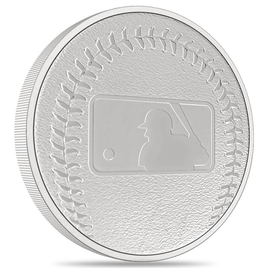 Lot of 25 - 2024 New Zealand 1 oz Major League Baseball (MLB) Silver Round .999 Fine thumbnail 2