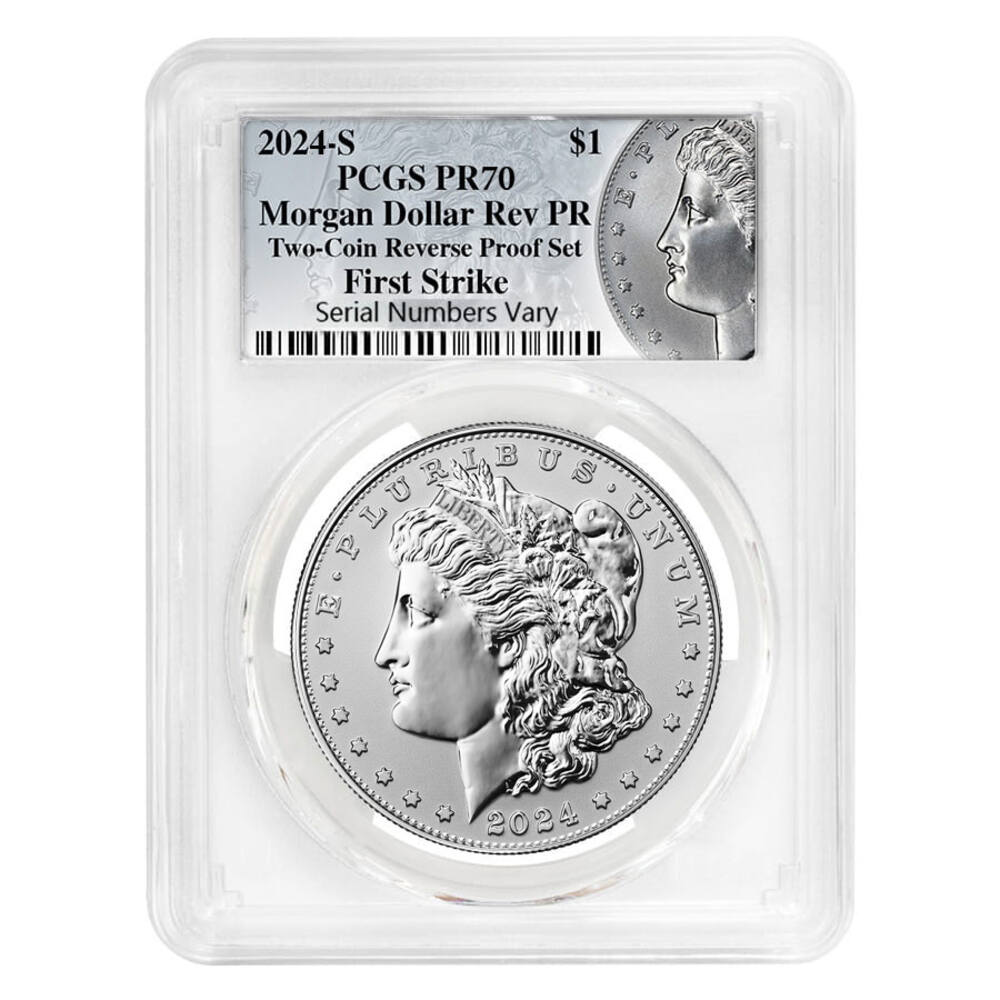 2024-S Morgan Silver Dollar Reverse Proof PCGS PF 70 FS (Morgan Label)