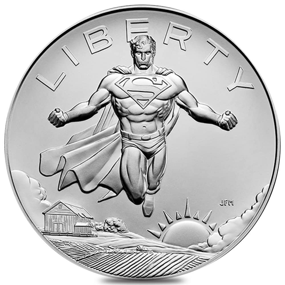 2025 US Mint 1 oz DC Comics Superman Silver Medal NGC MS 70 ER (Superman) thumbnail 3