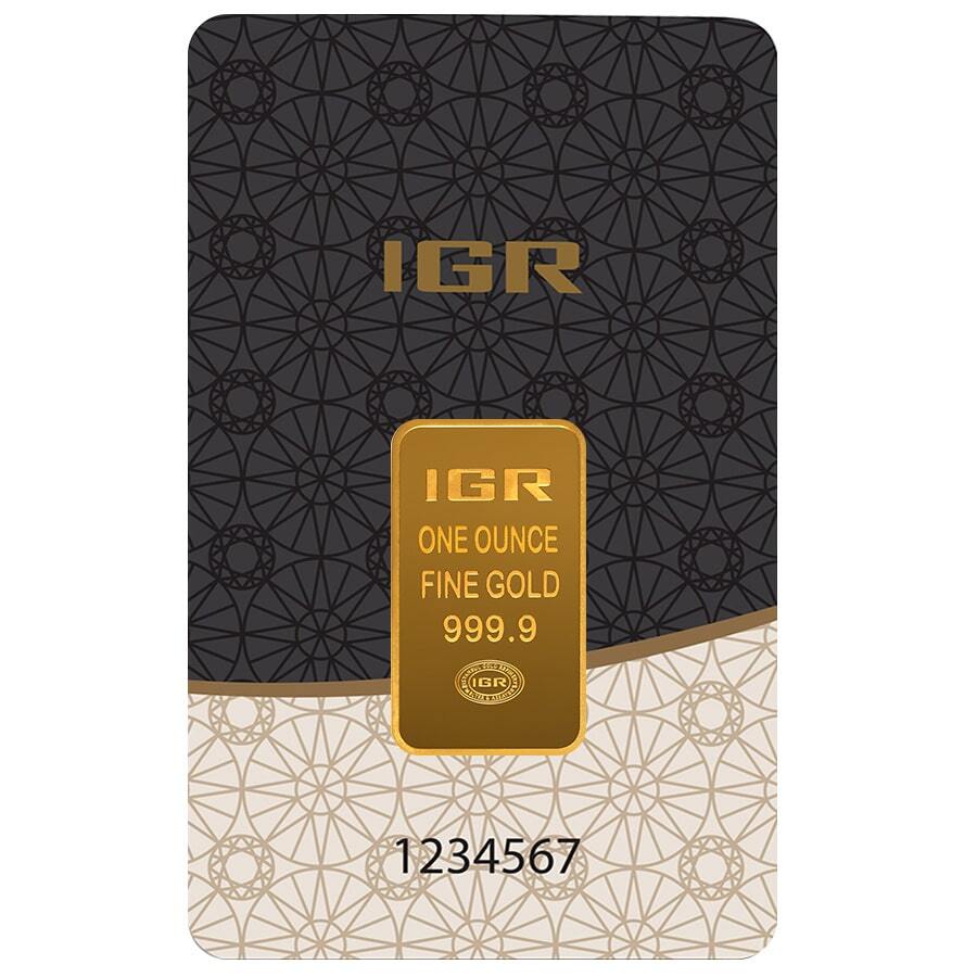 1 oz Istanbul Gold Refinery (IGR) Bar .9999 Fine (in Assay) thumbnail 2