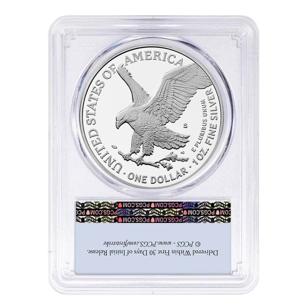 2025-S Navy Privy 1 oz Proof Silver American Eagle PCGS PF 70 FS thumbnail 2