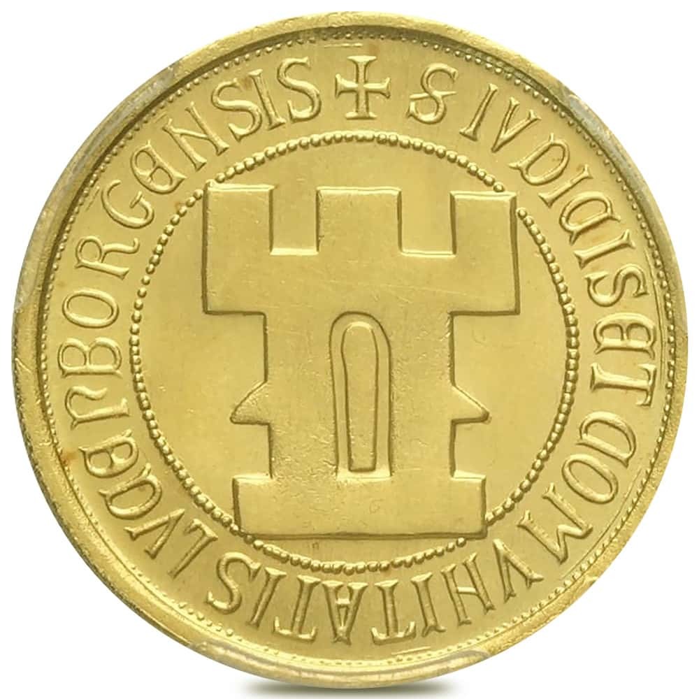 1963 Luxembourg 20 Francs Essai Millennium Gold Coin BU thumbnail 2
