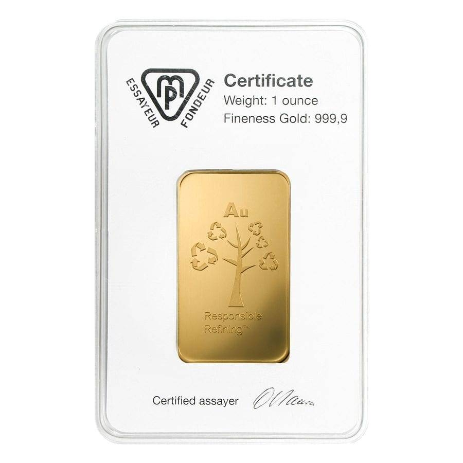 1 oz Metalor Gold Bar .9999 Fine (in Assay) thumbnail 3