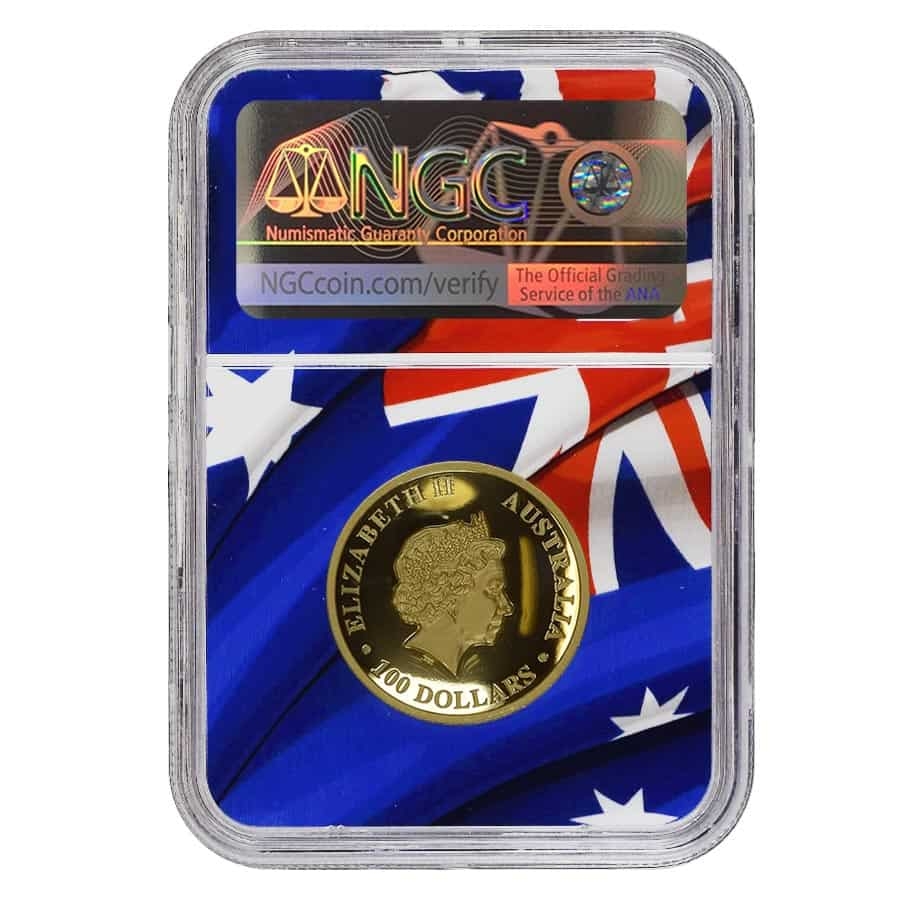 2018 1 oz Gold Australian Wedge-Tailed Eagle Perth Mint NGC PF 70 UCAM FR (John M. Mercanti) thumbnail 3