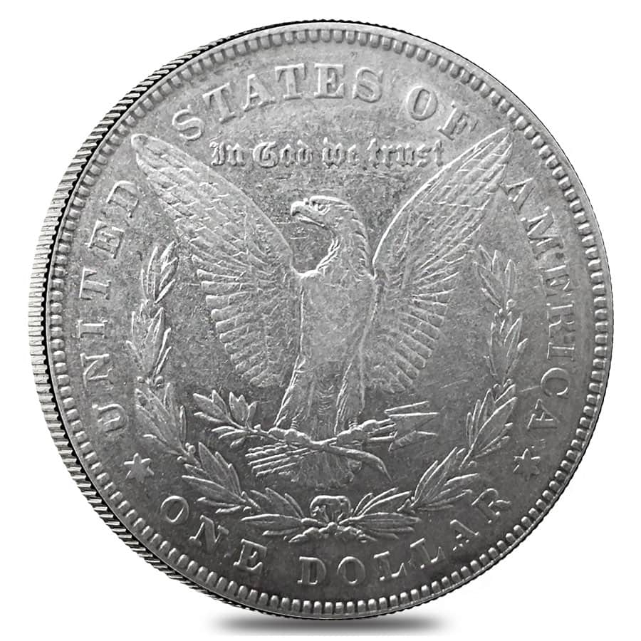 1878 Silver Morgan Dollar 7/8 Tailfeathers XF thumbnail 2