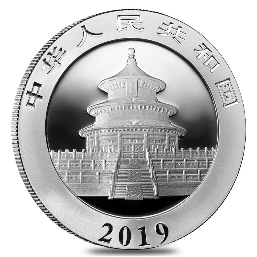 2019 1 kilo Chinese Silver Panda 300 Yuan .999 Fine Proof (w/Box & COA) thumbnail 3