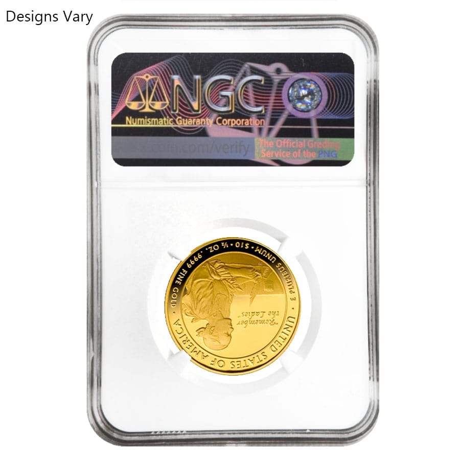1/2 oz Gold First Spouse Coins NGC/PCGS MS/PF 70 Random Year thumbnail 2