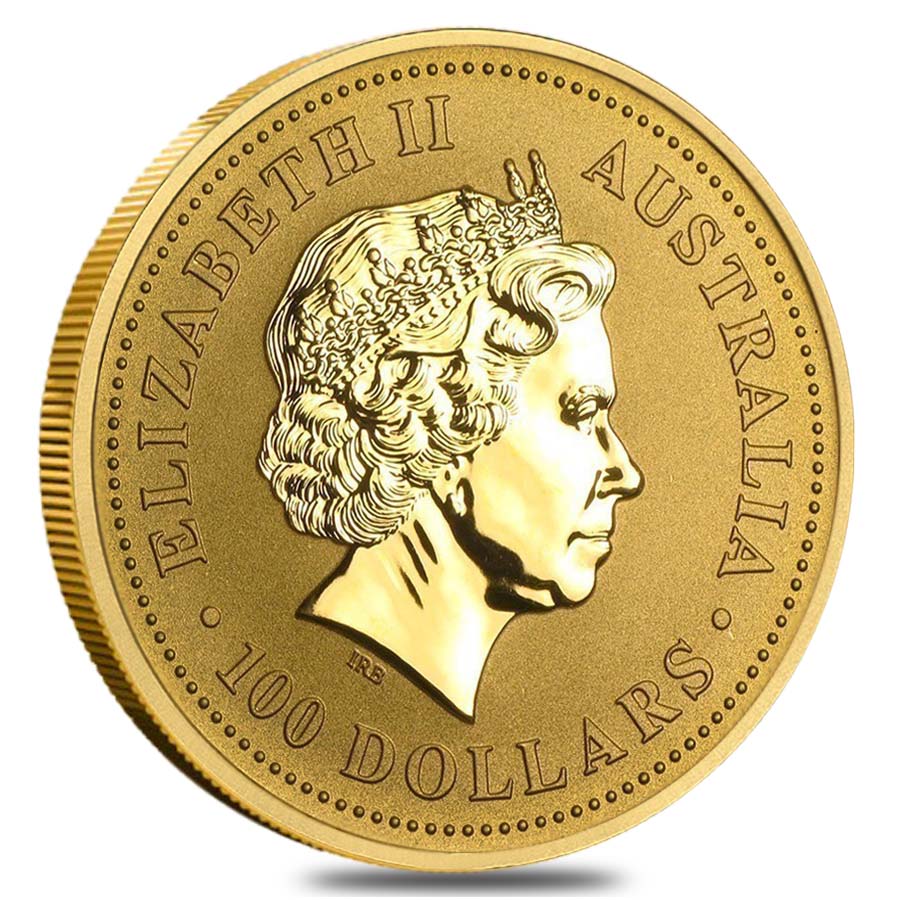 2001 1 oz Gold Lunar Year of The Snake BU Australia Perth Mint (Series I) thumbnail 2